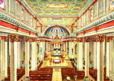 Initial rendering for the restoration of St. Joseph's Co-Cathedral