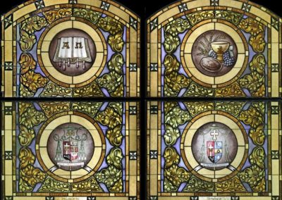New stained glass windows for Holy Spirit Catholic Church, Lubbock, Texas