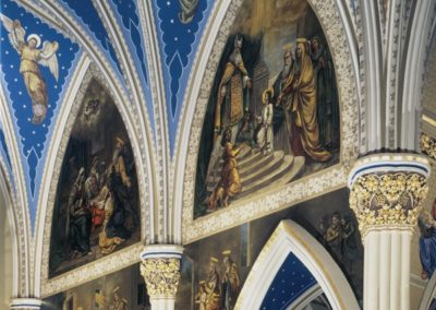 Mural Conservation, Basilica of the Sacred Heart, Notre Dame - Photo: Don Dubroff