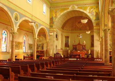 Interior at St. Mary Catholic Church - Photo: Br. Stephen Treat, O.Cist.