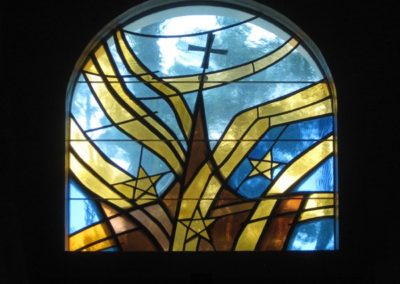 New Stained glass for the Sanctuary for Carmelite Monastery of New Orleans, Covington, LA