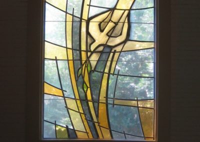 New stained glass installed for Carmelite Monastery of New Orleans, Covington, LA