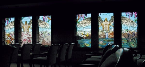 New stained glass for AngelsGrace Hospice, Oconomowoc, WI