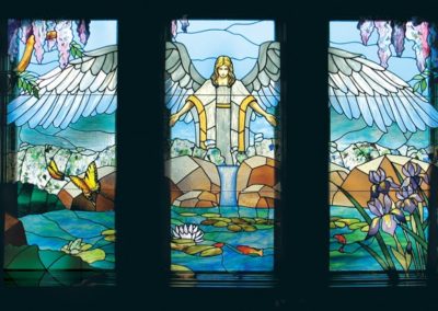New stained glass for AngelsGrace Hospice, Oconomowoc, WI