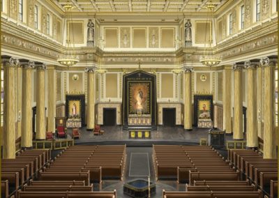 A CSS artist's rendering of the proposed restoration